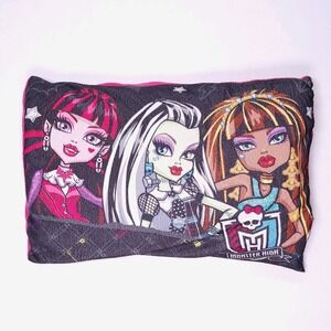 Monster High Bedroom Bed Body Pillow Frankie Stein Clawdeen Wolf Draculara 24"‎